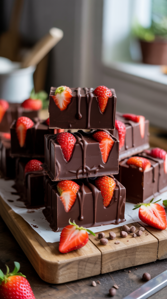 Chocolate Strawberry Bars