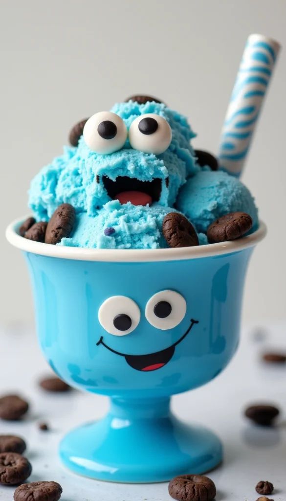 Cookie Monster Ice Cream