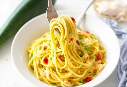 Creamy Zucchini Spaghetti
