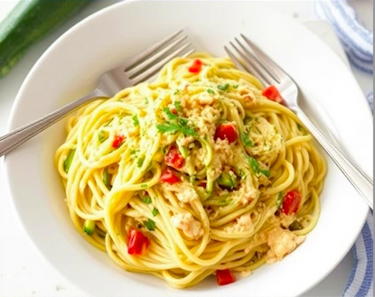 Creamy Zucchini Spaghetti