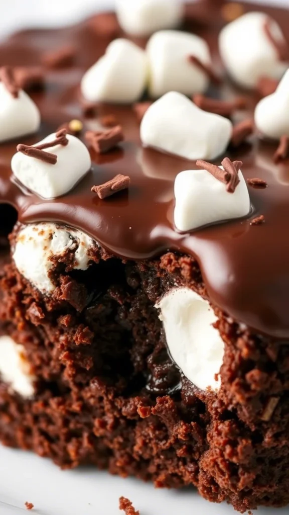 Marshmallow Chocolate Cake