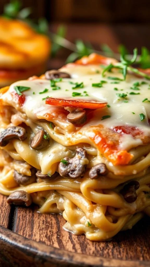 Schinken-Käse-Lasagne