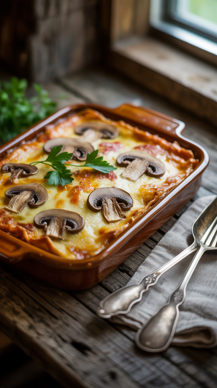 Schinken-Käse-Lasagne