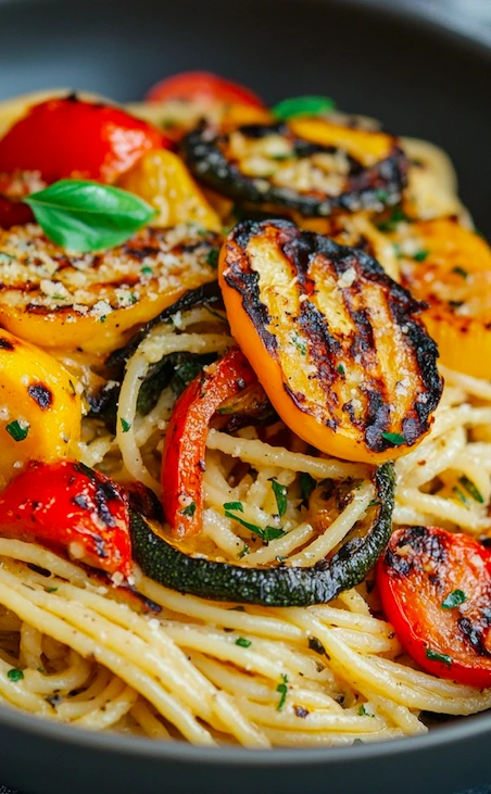 Spaghetti mit Gemüse