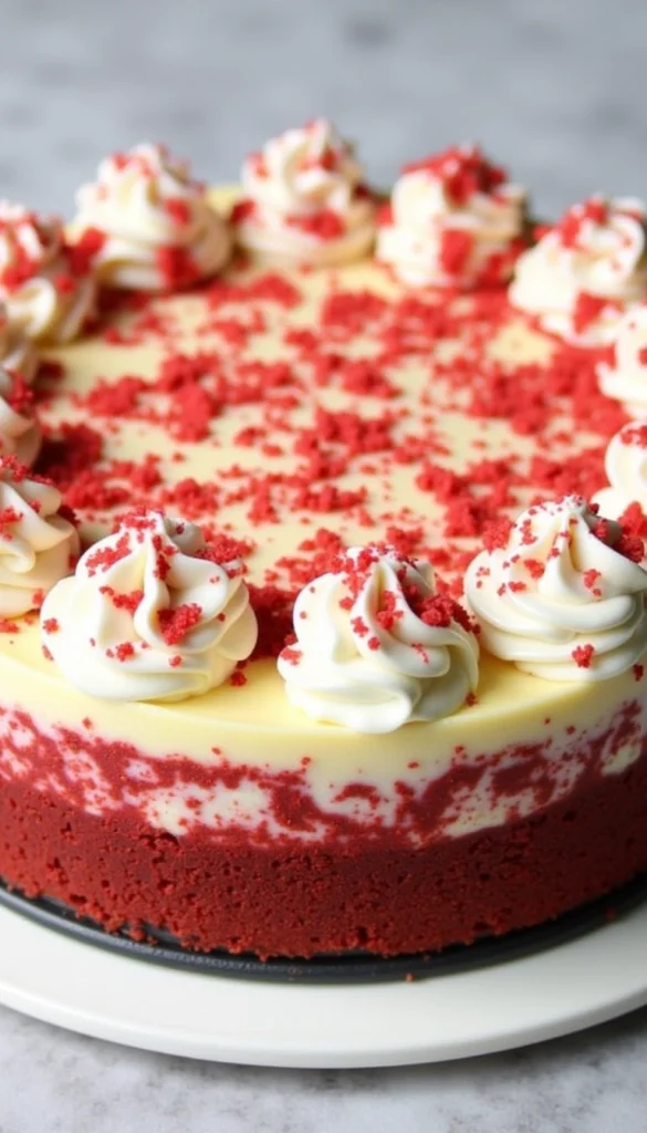 Tarta de queso Red Velvet