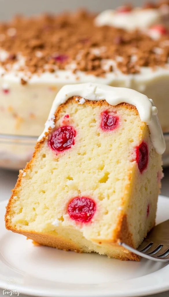 Cherry Chip Cake