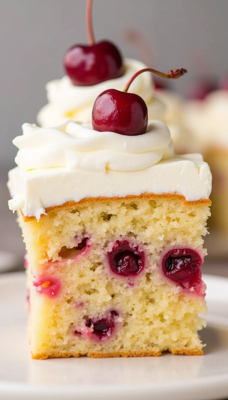 Cherry Chip Cake