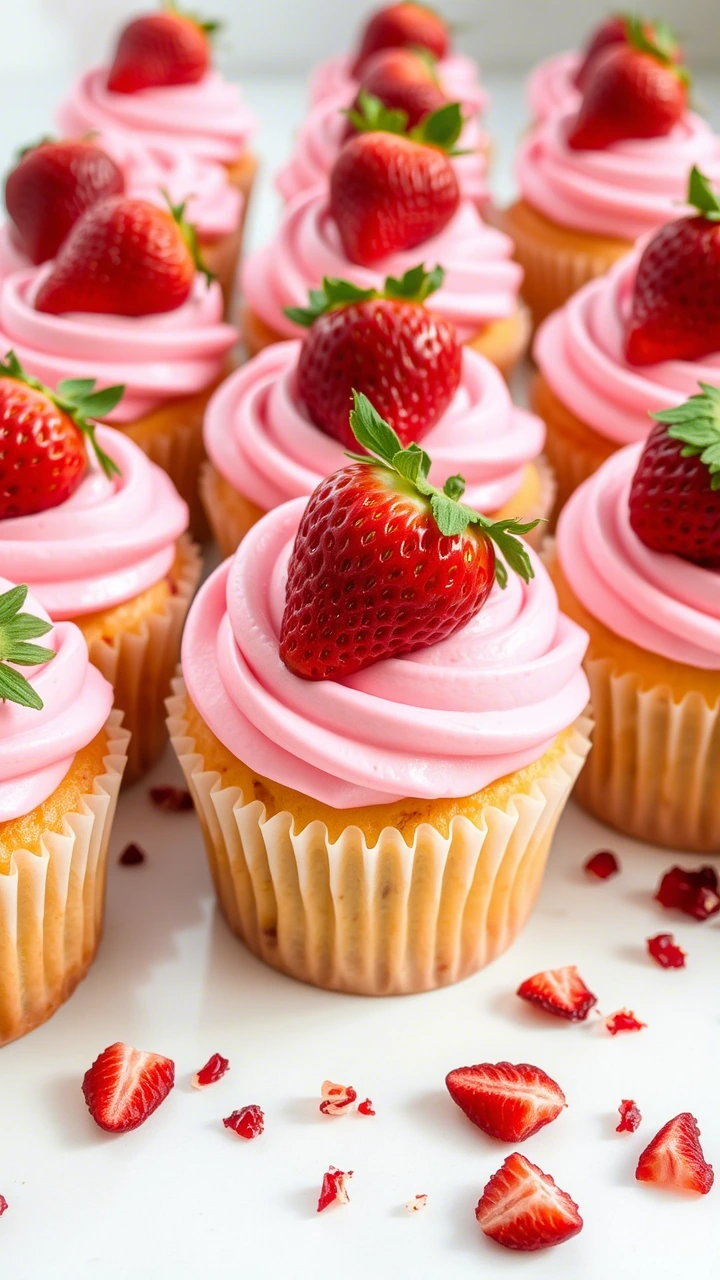Strawberry Cupcakes