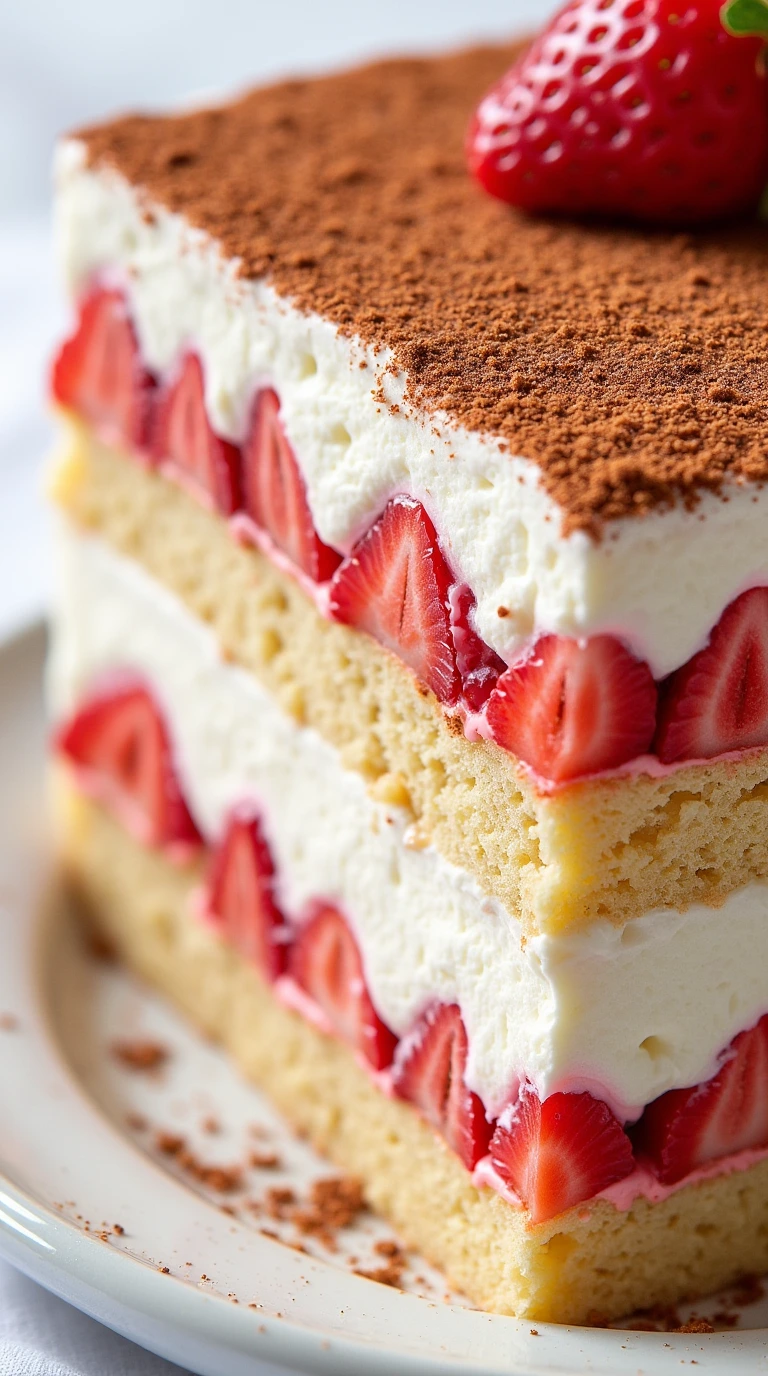 Strawberry Tiramisu