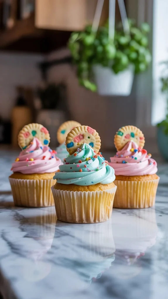 Cookie Drip Cupcakes
