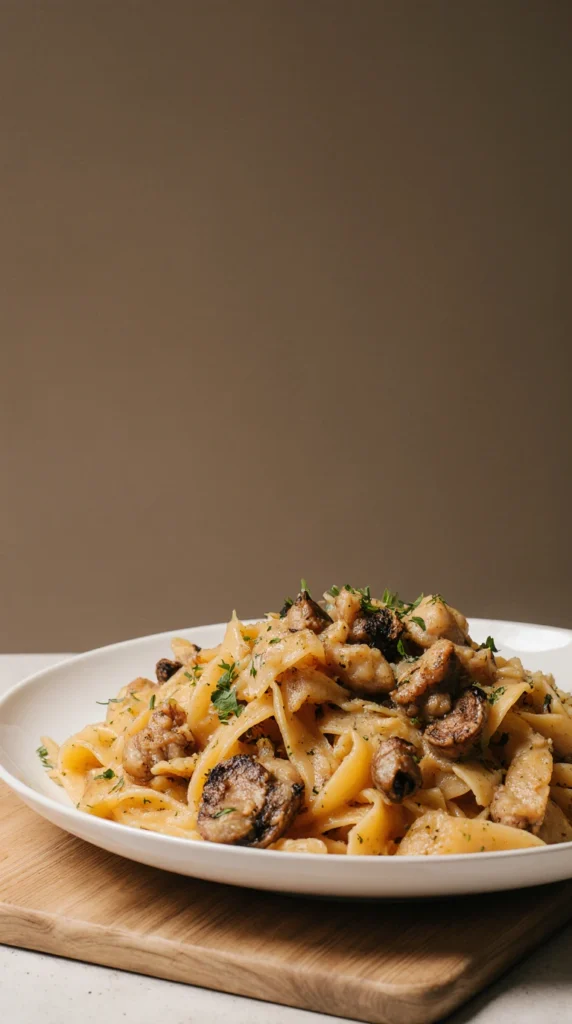 Chicken Mushroom Pasta
