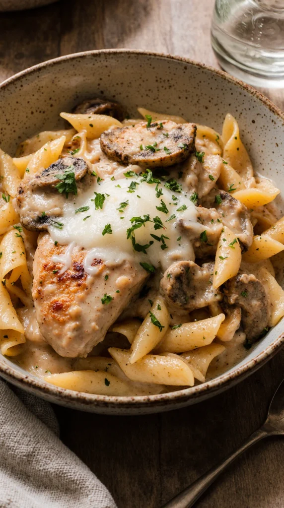 Chicken Mushroom Pasta