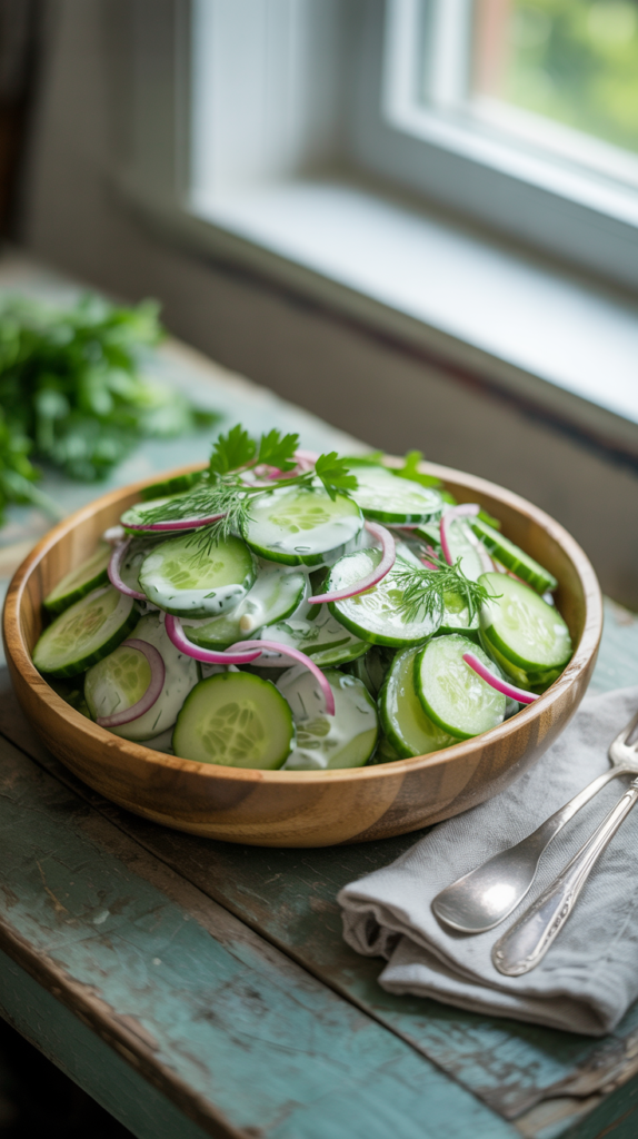 Creamy Cucumber Salad