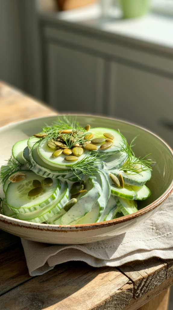 Creamy Cucumber Salad