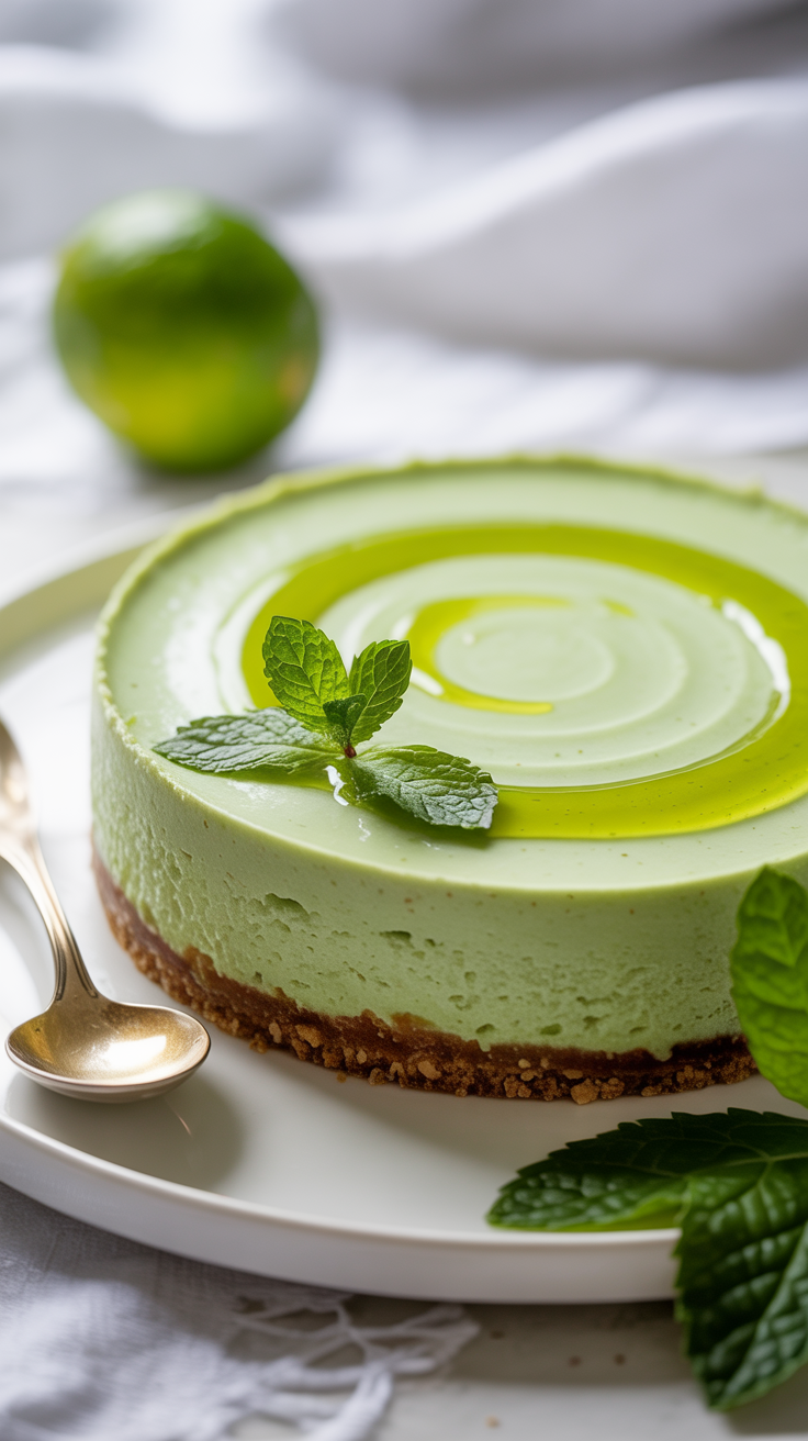 Lime Mousse Cheesecake