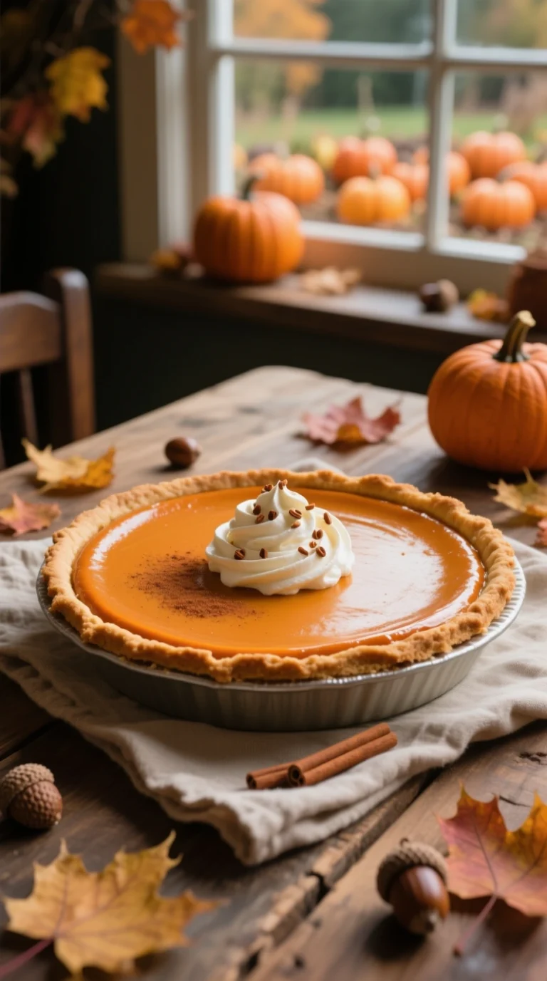 No Bake Pumpkin Pie