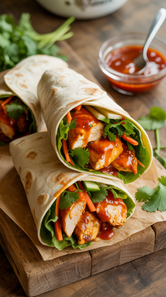 Chili Chicken Wraps