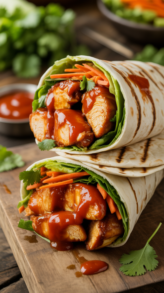 Chili Chicken Wraps