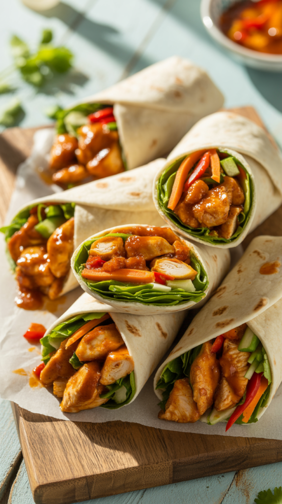 Chili Chicken Wraps